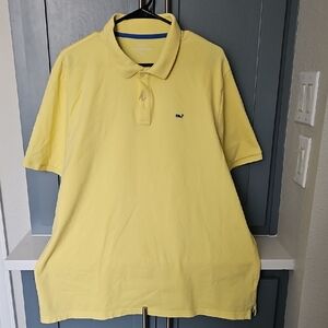Men's Vineyard Vines Yellow Polo Shirt